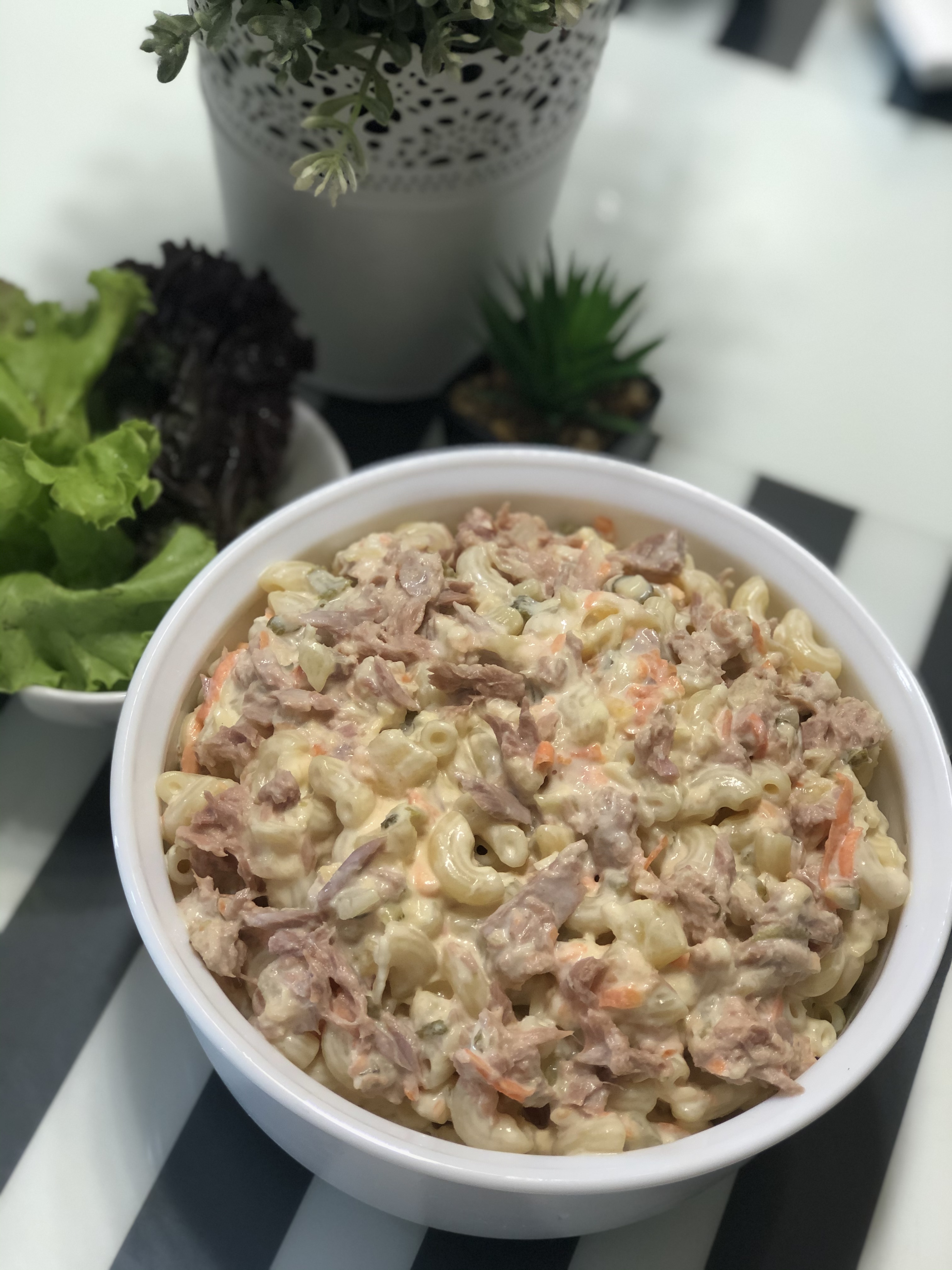 tuna pasta salad with mayo